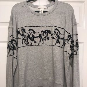 Horse Crop Sweater